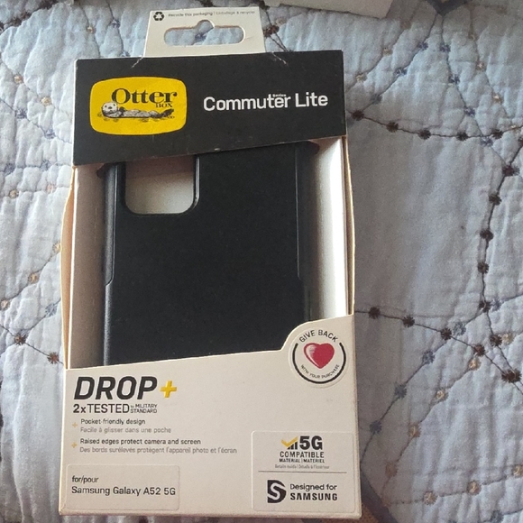 OtterBox Commuter Lite Black Case for Samsung Galaxy A52 5G - Picture 1 of 2